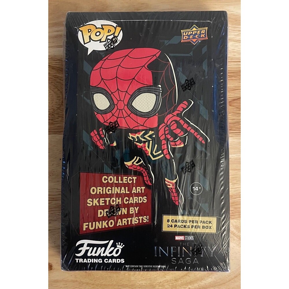 SEALED BOX Funko Pop! Upper Deck Marvel The Infinity Saga Trading Card Box